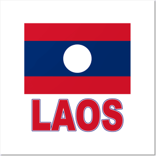 The Pride of Laos - Laotian National Flag Design Posters and Art